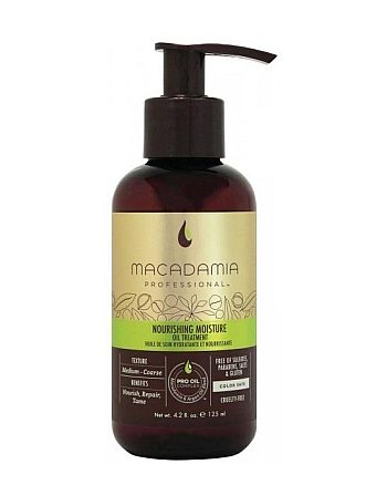Macadamia Professional Nourishing Moisture Oil Treatment - Масло увлажняющее для всех типов волос 125 мл - hairs-russia.ru